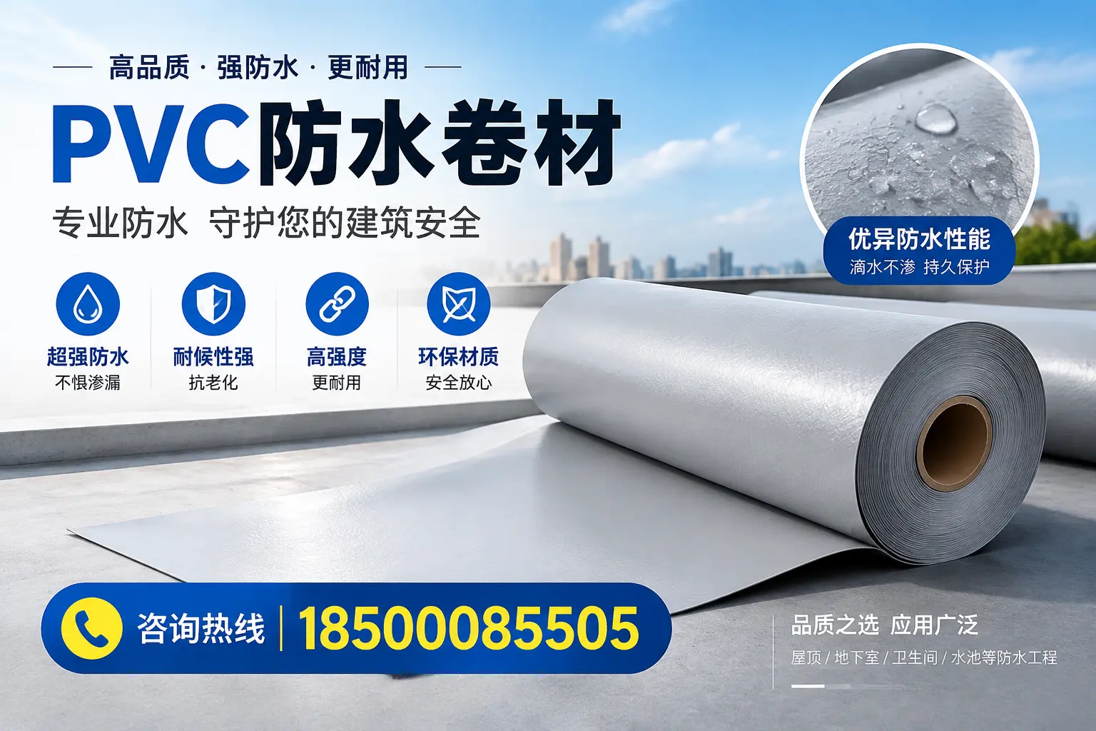 六盘水地区pvc防水卷材的市场现状与发展趋势